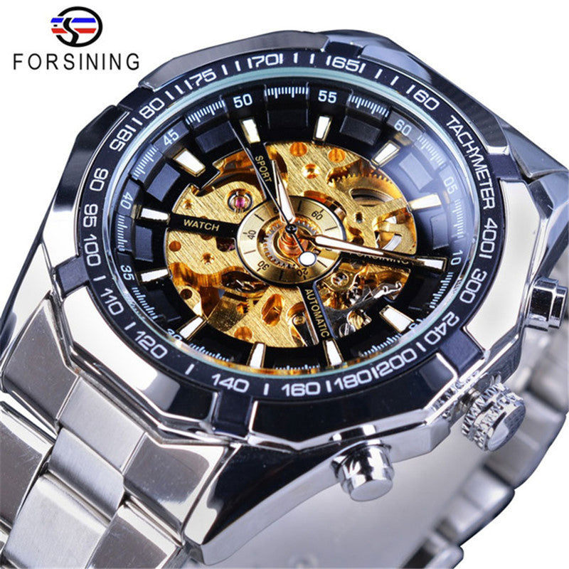 AliExpress hot selling forsining European and American men's fashion watch automatic mechanical watch