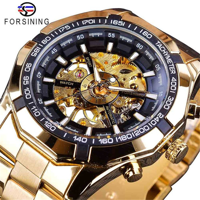 AliExpress hot selling forsining European and American men's fashion watch automatic mechanical watch