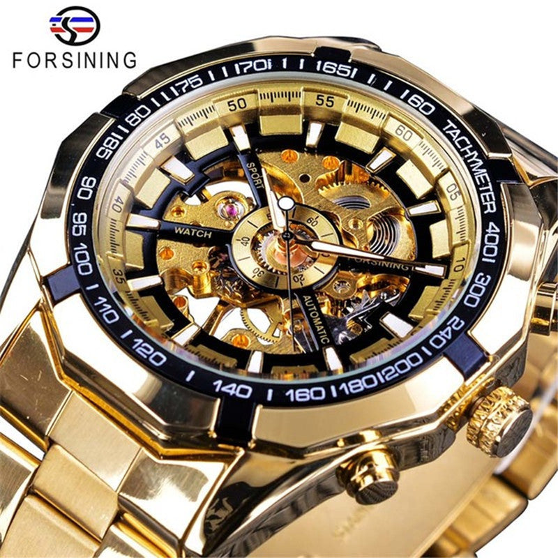 AliExpress hot selling forsining European and American men's fashion watch automatic mechanical watch