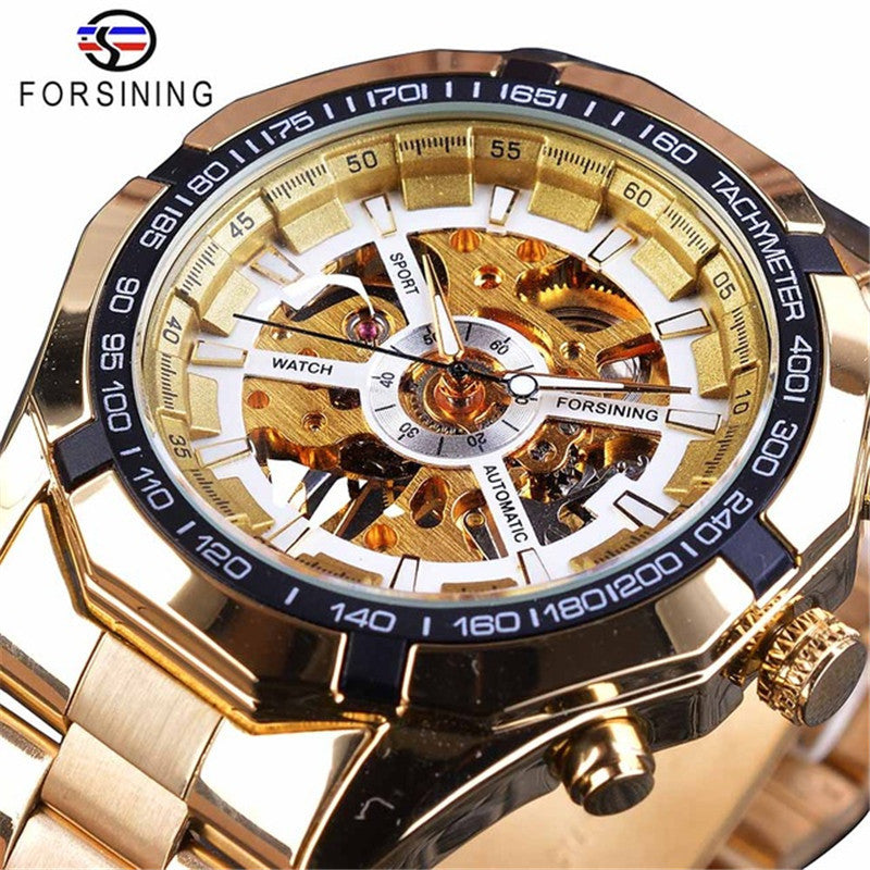 AliExpress hot selling forsining European and American men's fashion watch automatic mechanical watch