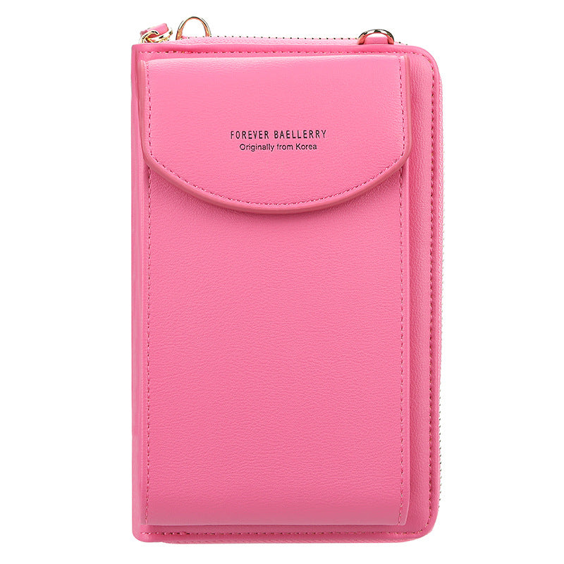 Mobile phone bag female messenger bag buckle mobile phone bag mini bag female bag wholesale