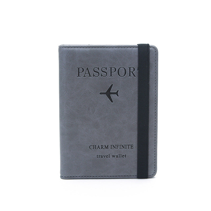 Manufacturer wholesales new women's RFID passport book, multi-function card document holder, cross-border passport wallet