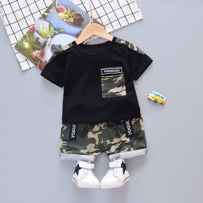 New Summer Baby Girl Clothes Children Boys Sports T-Shirt Shorts 2Pcs/Set Toddler Casual Costume Infant Clothing Kids Tracksuits