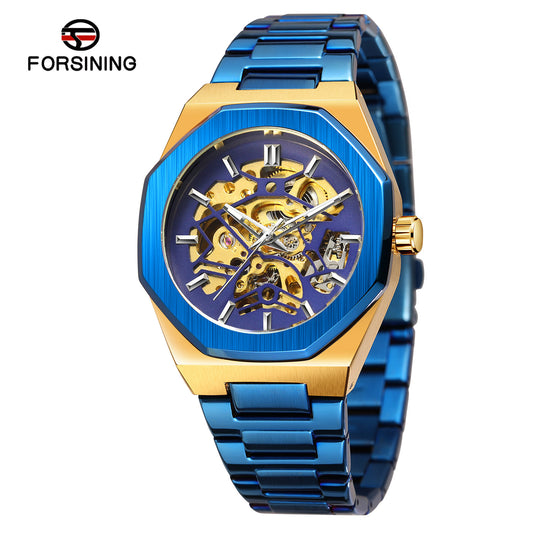 forsining 344 hollow mechanical fashion casual European and American style men's automatic mechanical watch