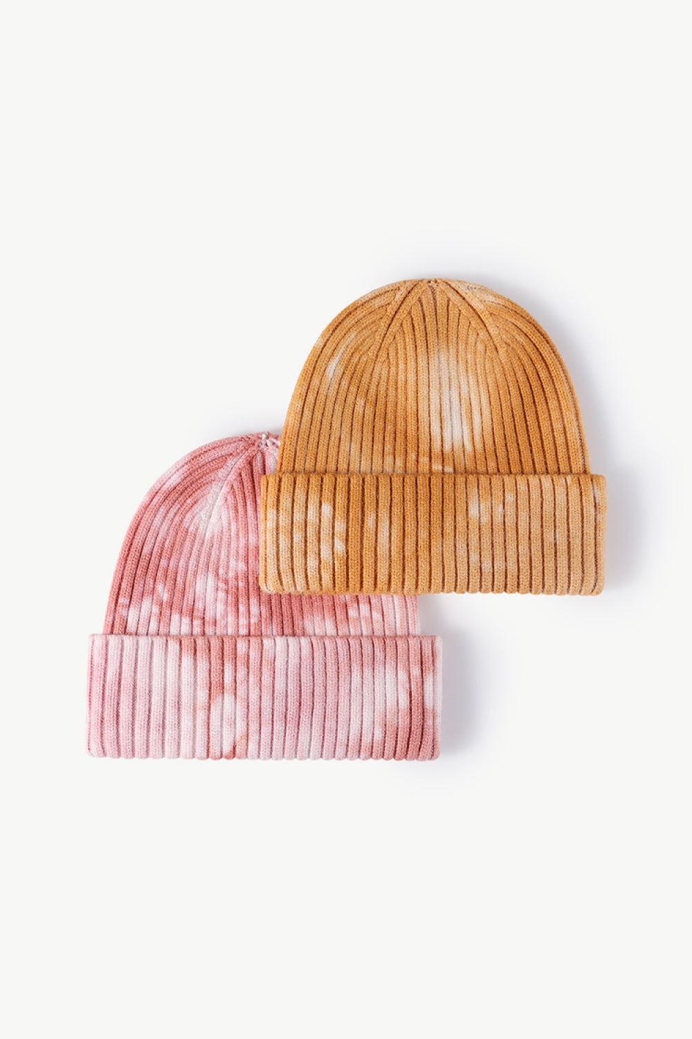 Tie-Dye Ribbed Cuffed Beanie