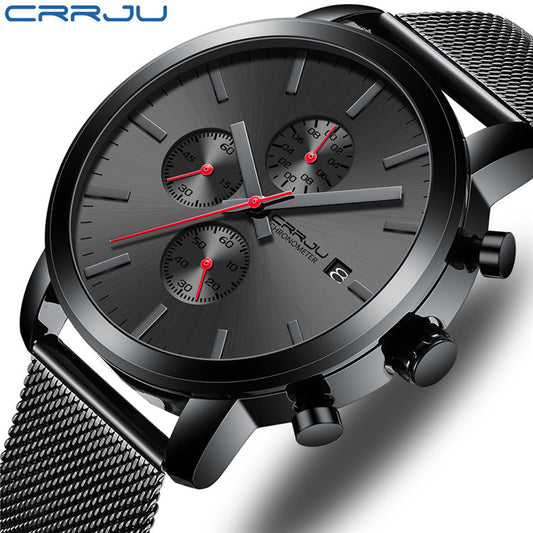 CRRJU/Kajun 2287 men's watch casual business fashion personality watch men's watch student watch simple calendar