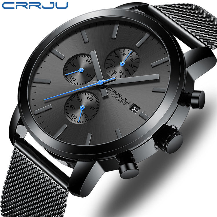 CRRJU/Kajun 2287 men's watch casual business fashion personality watch men's watch student watch simple calendar