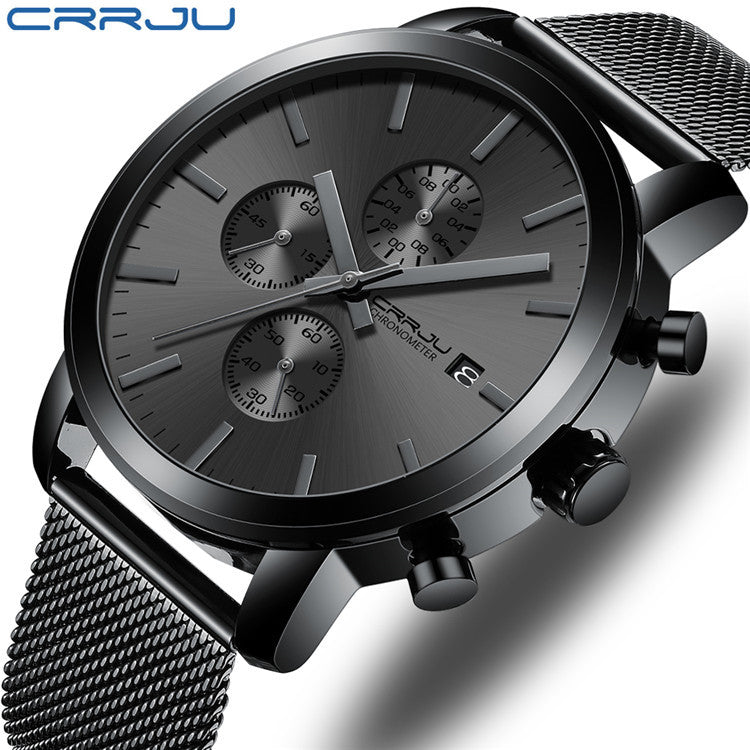 CRRJU/Kajun 2287 men's watch casual business fashion personality watch men's watch student watch simple calendar