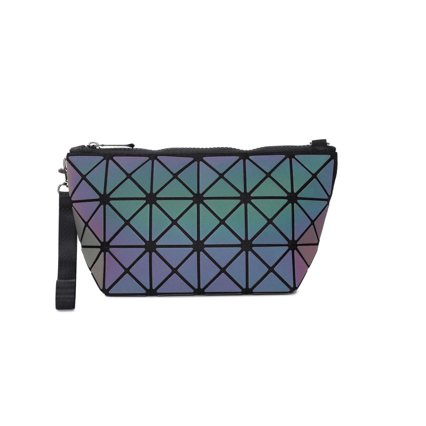 New net celebrity pvc cosmetic bag large capacity rhomboid ladies storage bag custom cosmetic bag pencil case portable small