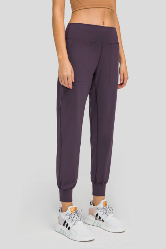 Millennia Wide Waistband Slant Pocket Pants