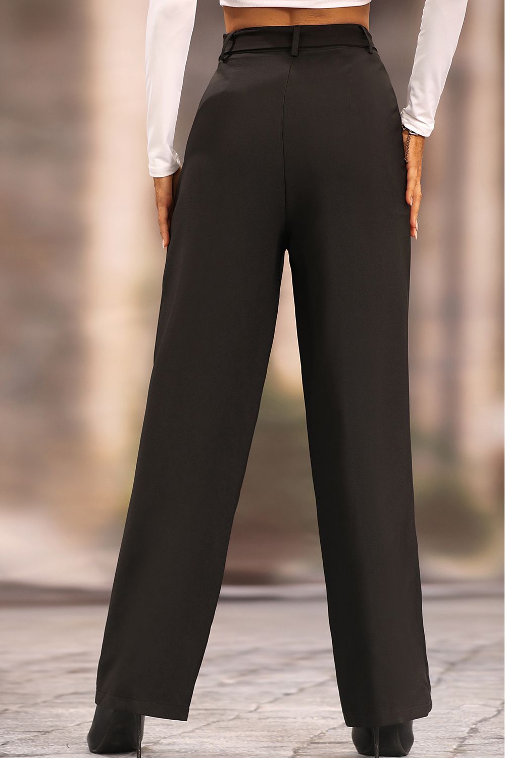 Honey Long Loose Fit Straight Pants