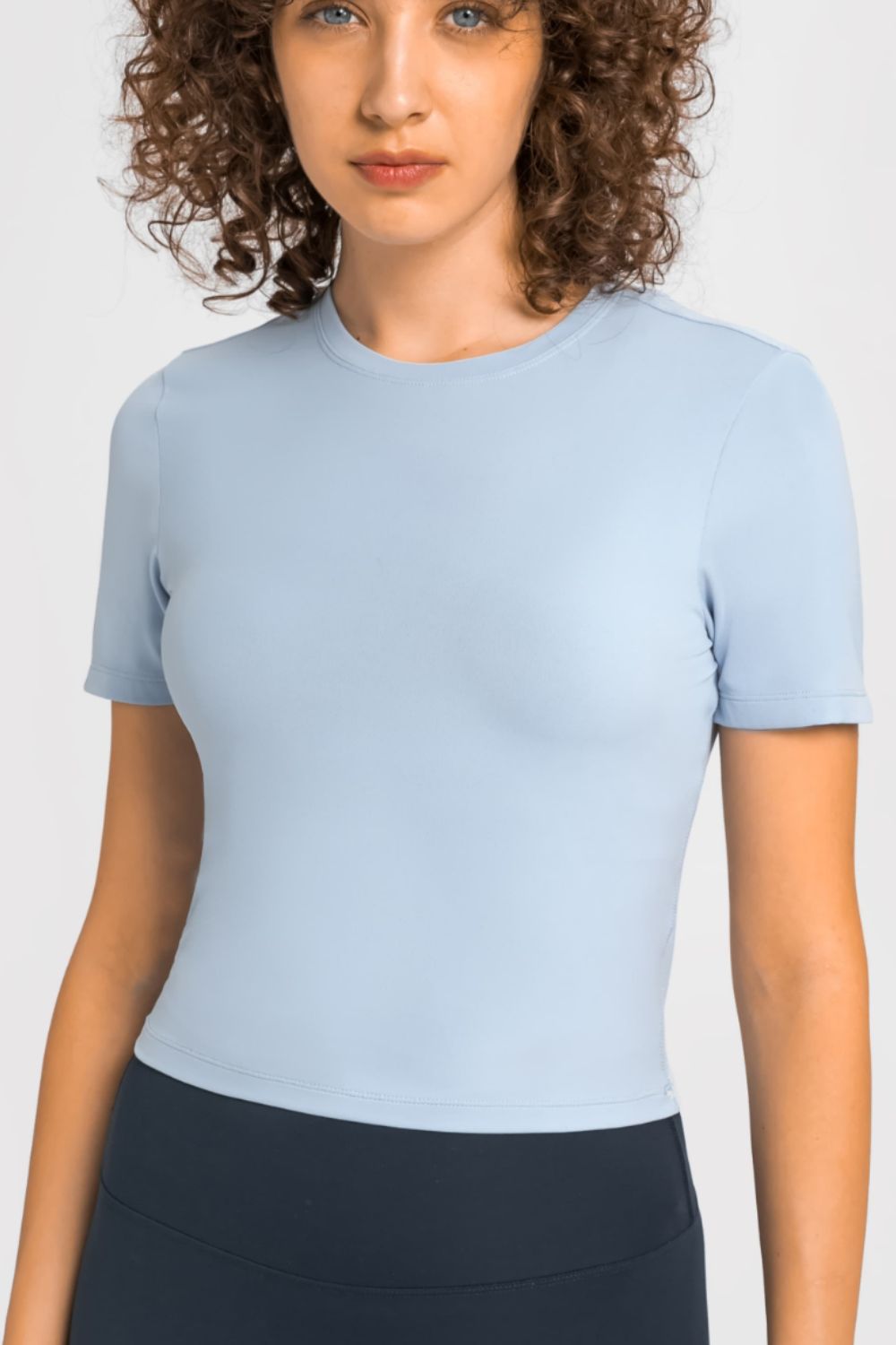 Millennia Round Neck Short Sleeve Yoga Tee