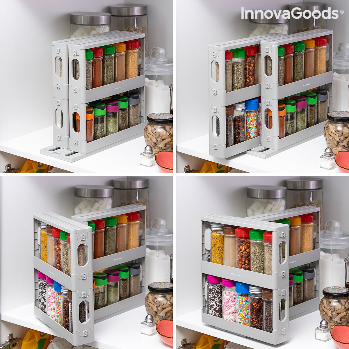 Sliding and Pivoting Spice Organiser Rispick InnovaGoods