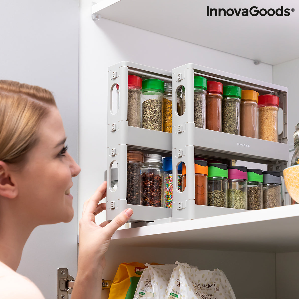 Sliding and Pivoting Spice Organiser Rispick InnovaGoods