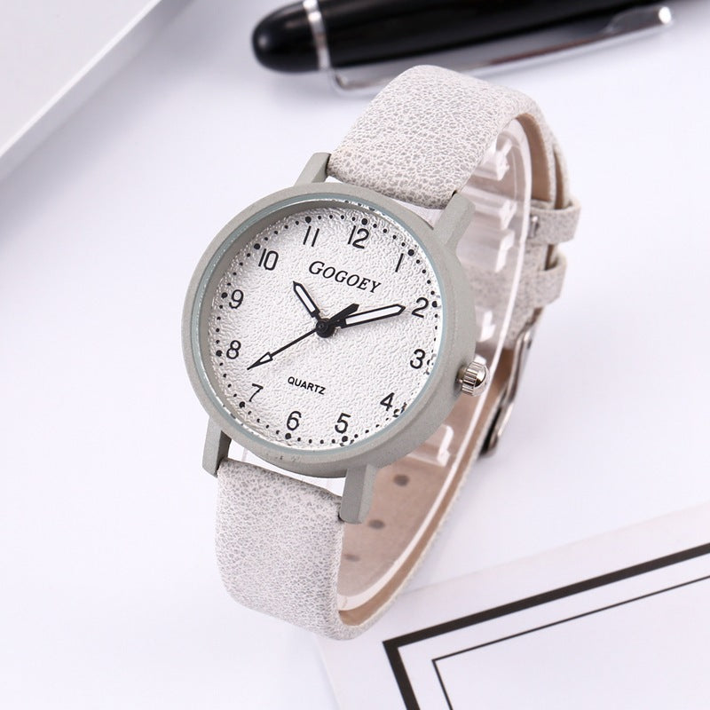 Literary retro small dial belt watch women's fashion small fresh quartz women's watch student forest simple model