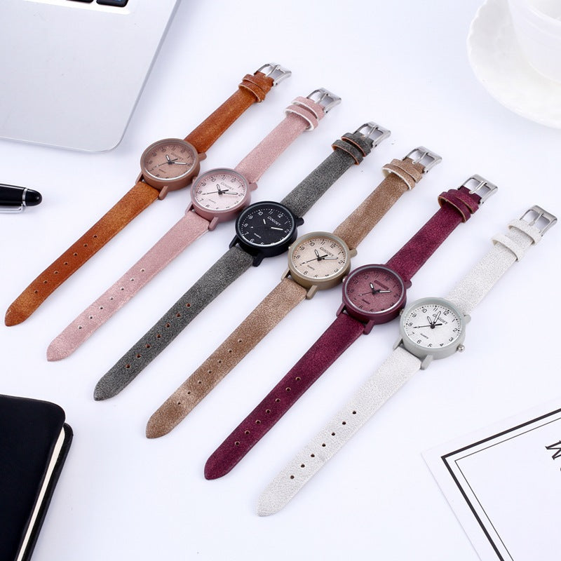 Literary retro small dial belt watch women's fashion small fresh quartz women's watch student forest simple model