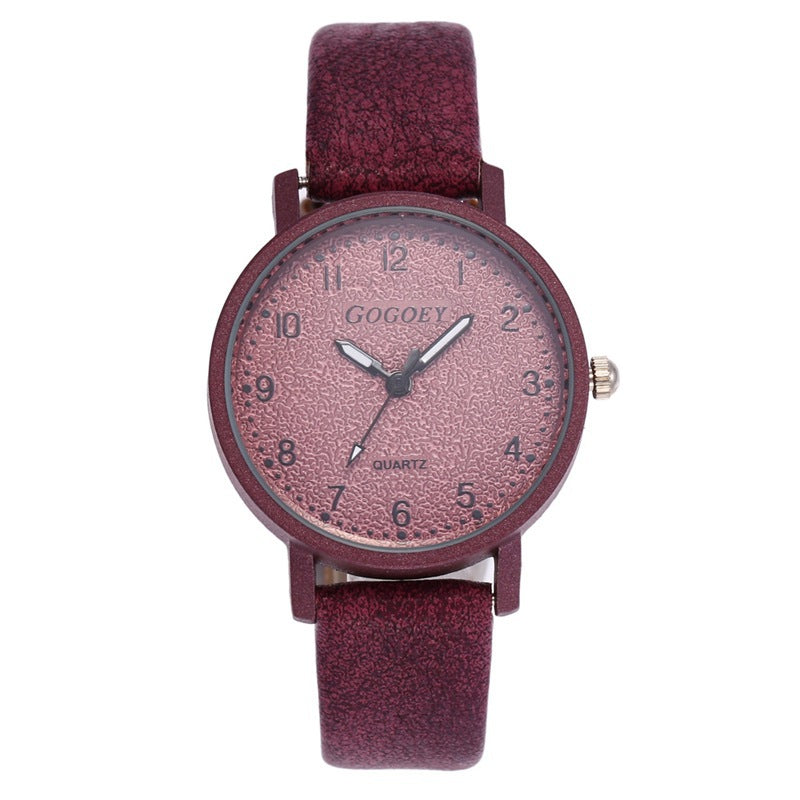 Literary retro small dial belt watch women's fashion small fresh quartz women's watch student forest simple model