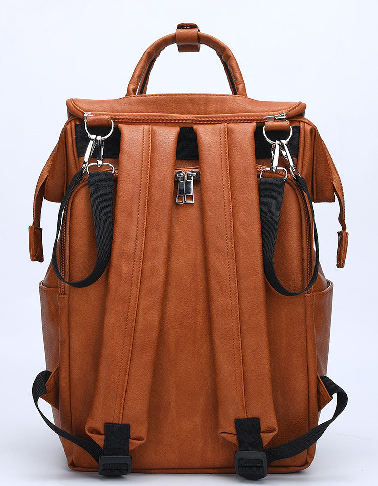 New pu mummy bag backpack, one piece of fashion mummy bag factory direct supply, wholesale and custom