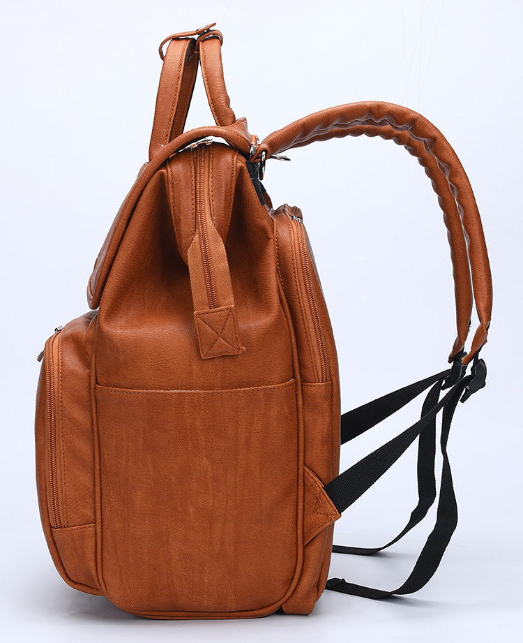 New pu mummy bag backpack, one piece of fashion mummy bag factory direct supply, wholesale and custom