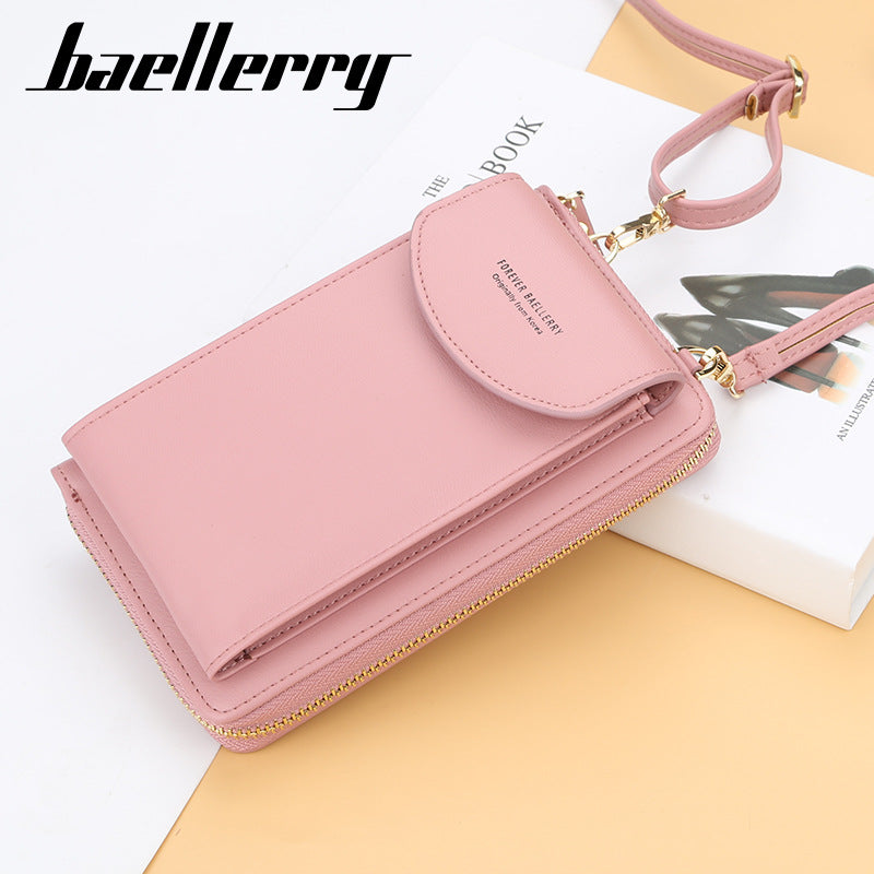 Mobile phone bag female messenger bag buckle mobile phone bag mini bag female bag wholesale