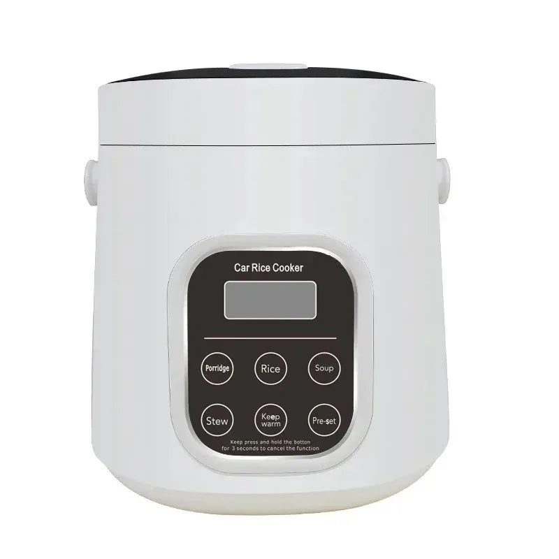 Car rice cooker 12v 24V 220V car home dual use self-driving portable rice cooker 24v truck smart rice cooker