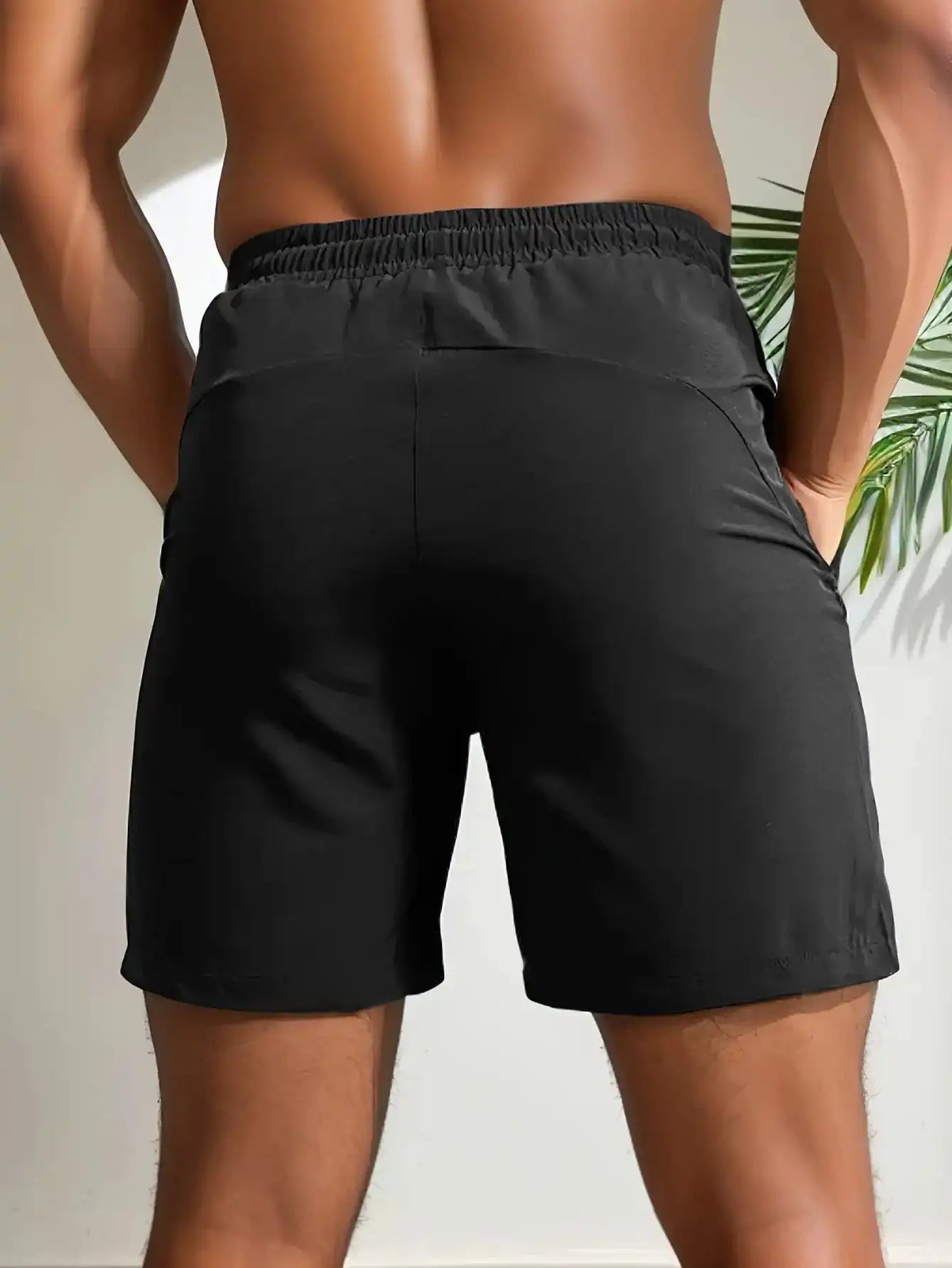 Men's Shorts Five-Pack, Sports, Fitness, Swimming, with Zipper Pocket, Quick-Dry, Casual, Breathable, Drawstring Shorts for Summer Outdoor Sports, Gym Training, Home Casual, Beach Vacation