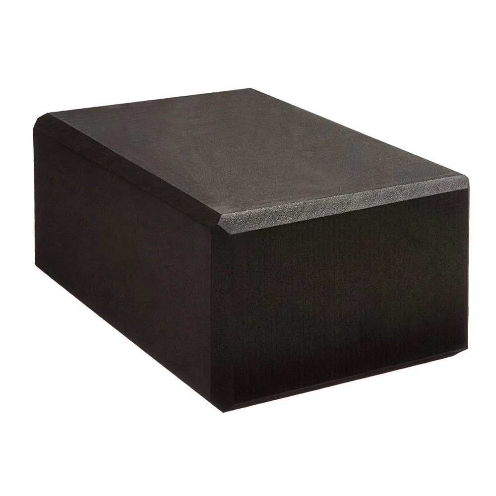 EVA Yoga Bricks,Environmentally Friendly Materials,Single 120g, Black Yoga Blocks, 2 Pcs