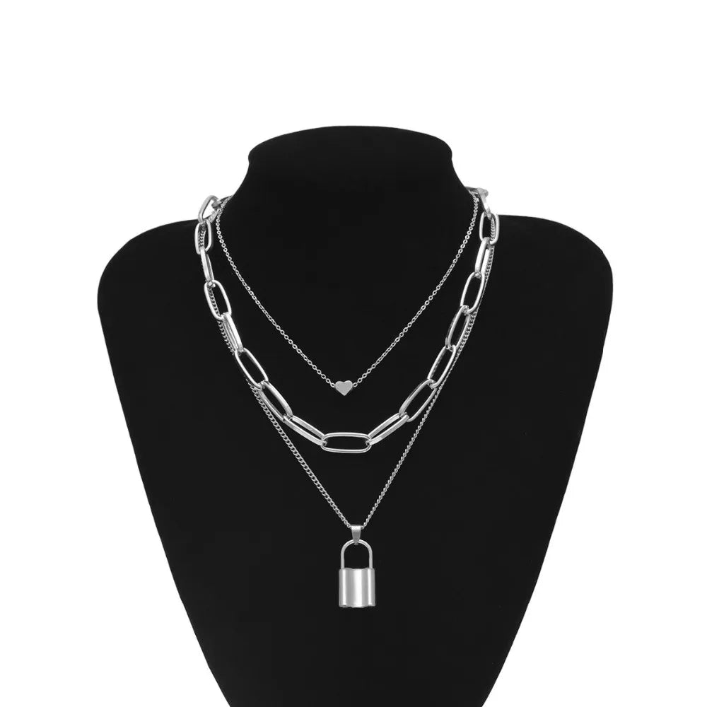 Sumeng New Personality Fashion Square Imitation Pearl Crystal Zircon Necklace Invisible Transparent Fishing Line Necklace Women