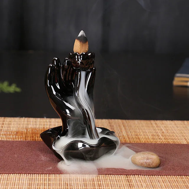 Free 20cones Creative Home Decor Backflow Stick Incense Burner Ceramic Censer Home Decoration Use In Home Teahouse