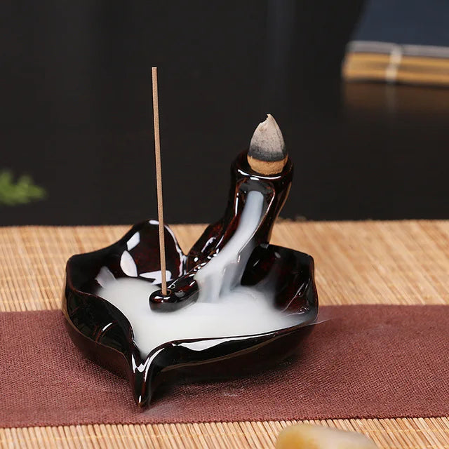 Free 20cones Creative Home Decor Backflow Stick Incense Burner Ceramic Censer Home Decoration Use In Home Teahouse