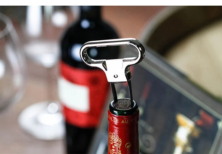 CHAMVIN  Wine Opener, Two-Prong Wine Bottle Opener for Damaged Cork Old Wine Corkscrew Remover Sommlier Kitchen Gadget Bar Tools