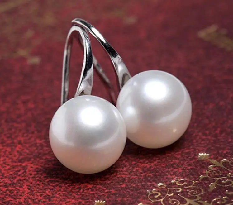 2018 Hot Sale Natural Pearl Earrings For Women Freshwater Aa Pearl Earring Accessories Earrings Hot Sale Earrings