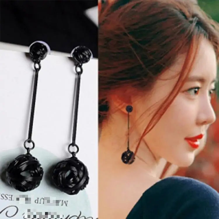 Fashion Pendant Size Round Circle Earrings Female Temperament Personality Color Matching Bump Earrings For Women Jewelry Brincos