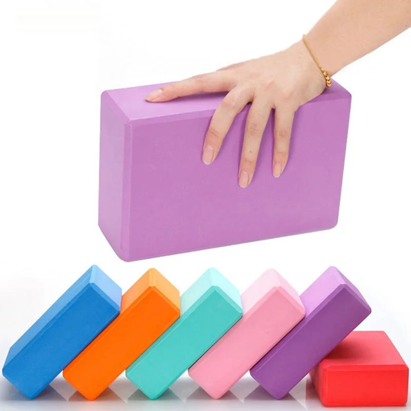 Women Yoga Props Foam Brick Stretching Aid Gym Pilates Yoga Block Exercise Fitness Sport Yoga Props Foam Bricks