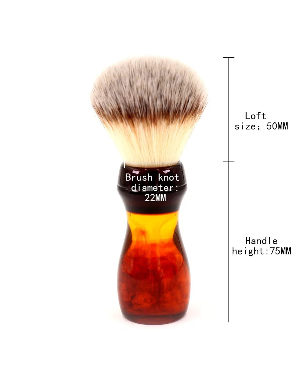 Yaqi 22mm Cola Synthetic Hair Shaving Brush