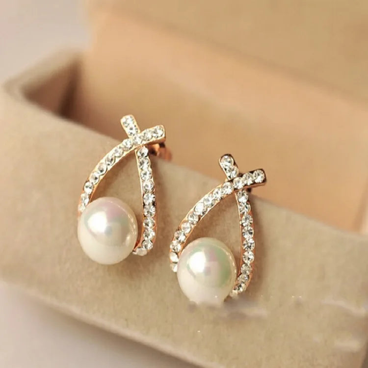 2018 Hot Sale Natural Pearl Earrings For Women Freshwater Aa Pearl Earring Accessories Earrings Hot Sale Earrings