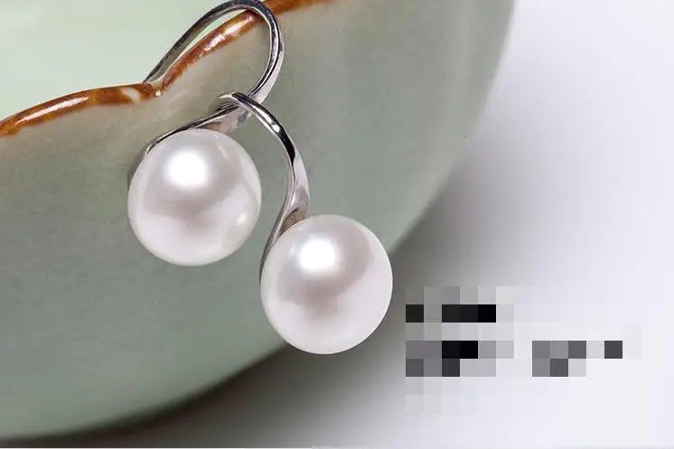 2018 Hot Sale Natural Pearl Earrings For Women Freshwater Aa Pearl Earring Accessories Earrings Hot Sale Earrings