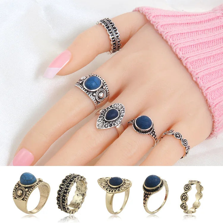 Retro Sense Ring Sweet Shiny Green Rhinestone Ring Index Finger Tail Ring Decoration Wedding Jewelry Birthday Gift For Women