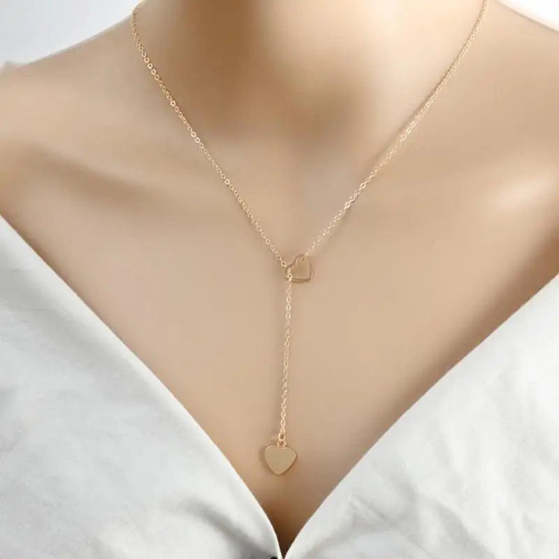 Sumeng New Personality Fashion Square Imitation Pearl Crystal Zircon Necklace Invisible Transparent Fishing Line Necklace Women