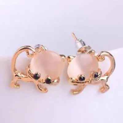 Jewelry New Brand Design Gold  Rose Pearl Stud Earrings For Women 2017 New Accessories Wholesale Orecchini Perlas Earing