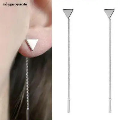 Palace Retro Luxulite Full Drilling Water Drop Rhinestones Female  Earrings Sweet Earrings Long Earrings Crystal Earrings