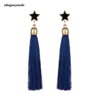 Palace Retro Luxulite Full Drilling Water Drop Rhinestones Female  Earrings Sweet Earrings Long Earrings Crystal Earrings