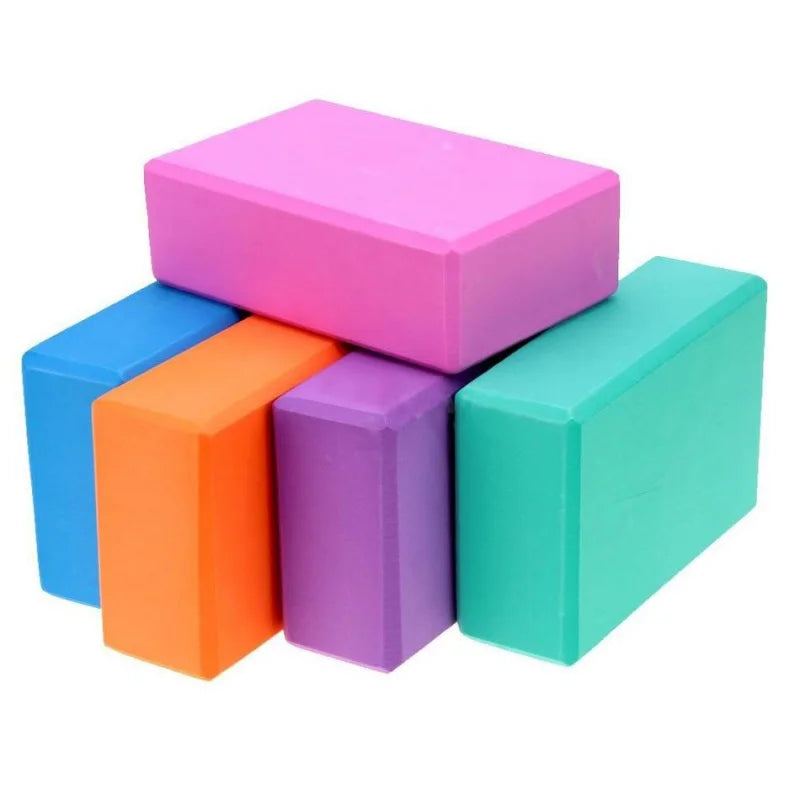 Women Yoga Props Foam Brick Stretching Aid Gym Pilates Yoga Block Exercise Fitness Sport Yoga Props Foam Bricks