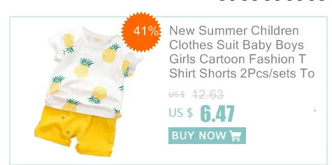 New Summer Baby Girl Clothes Children Boys Sports T-Shirt Shorts 2Pcs/Set Toddler Casual Costume Infant Clothing Kids Tracksuits