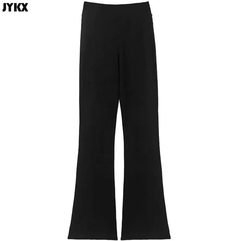 Children's Pants Dance Pants Practice Boys And Girls Slim Cotton Latin Dance Jazz Dance Black Bell Bottom Trousers