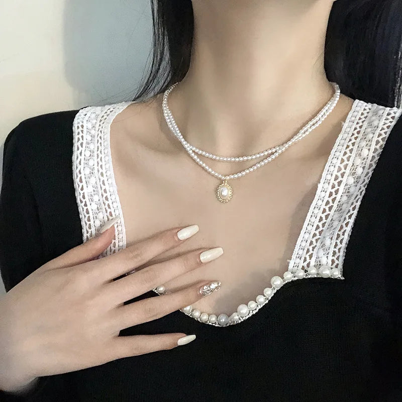 2019 Female New Heart Star Necklace Meteorite Pendant Transparent Fishing Line Invisible Women Zircon Pendants Necklace Jewelry