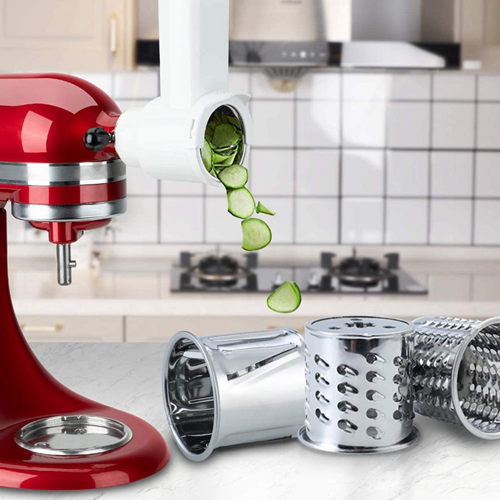 Vegetable Slicer Shredder Cheese Grater for KitchenAid Stand Mixer Attachment Slicing Shredding Accessories