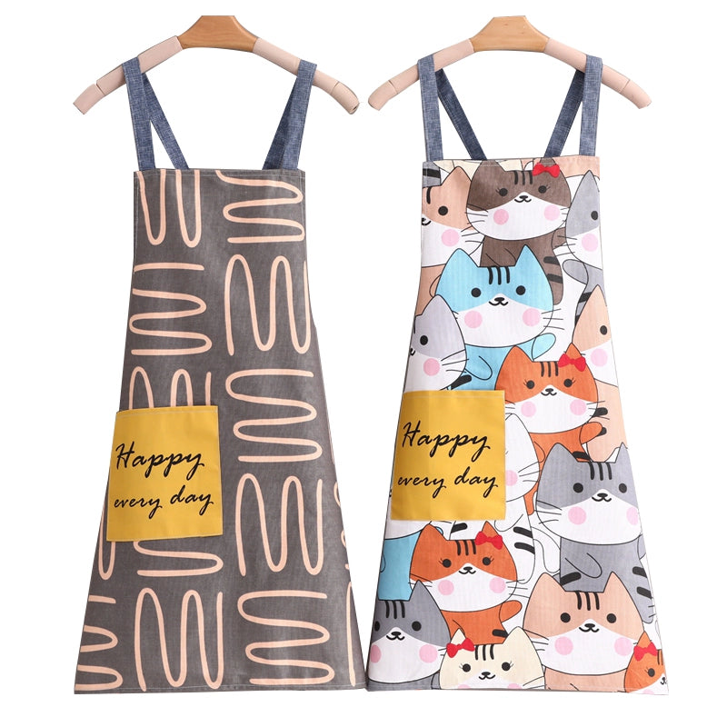 Canvas Household Internet Celebrity Fashionable Stylish Anti-Fouling Apron