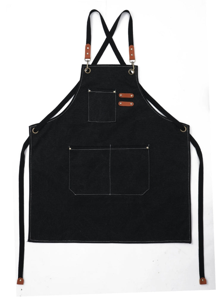 Denim Color Artisan Canvas For Home Men Baking Apron