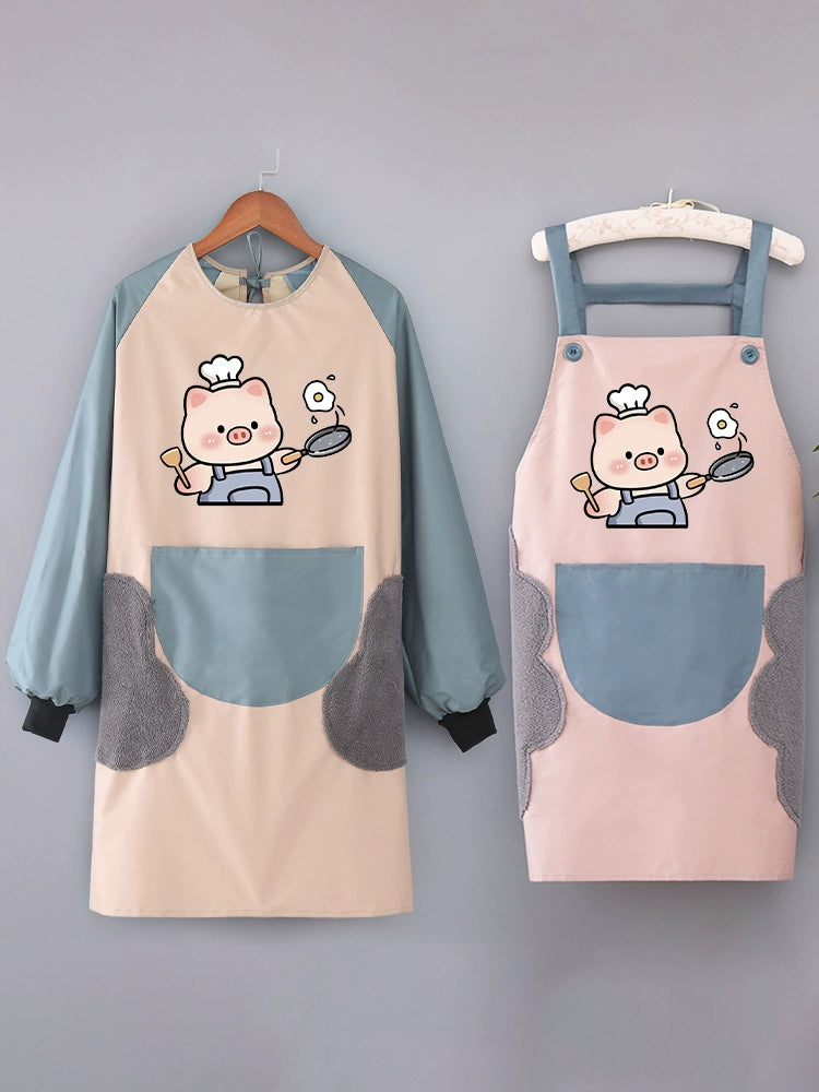 Oil-Proof Household Internet Celebrity Catering Men and Women Fashion Apron